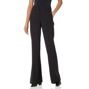 NEW Theory  Women's Black camritailor Wool  Boot Cut & Flare Pants Size 4